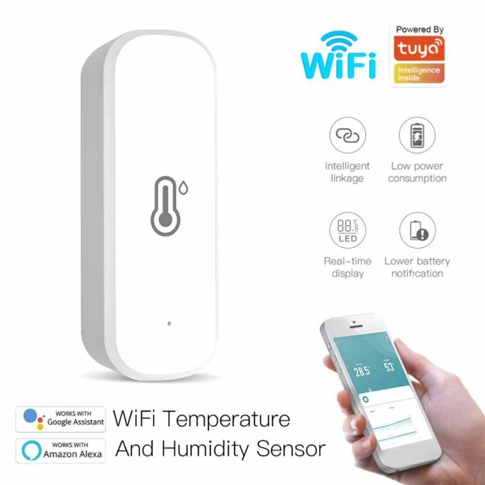 Digital Hygrometer Probe - Sensor de Temperatura e Umidade WiFi