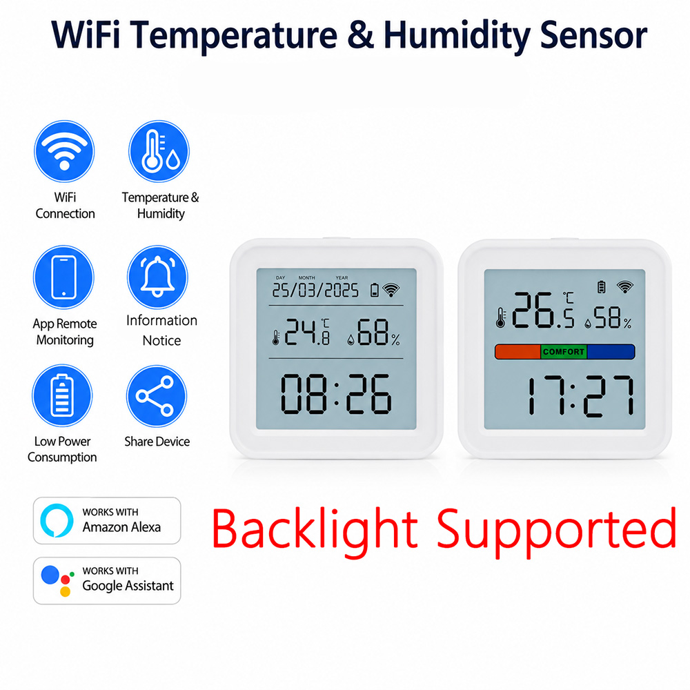 Digital Hygrometer Probe - Sensor de Temperatura e Umidade Tuya