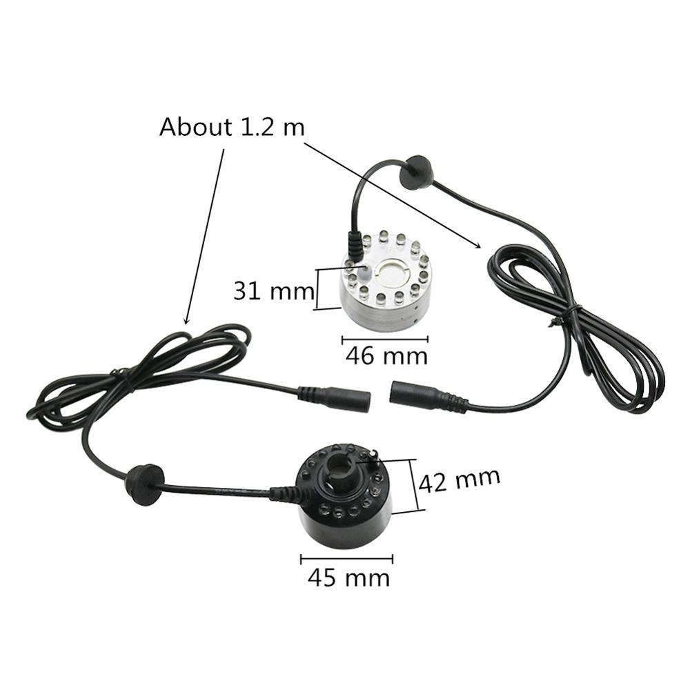 12 LED Atomizador AC100-240V L - Terrarium Fogger Ultrasonic avaliação e preço