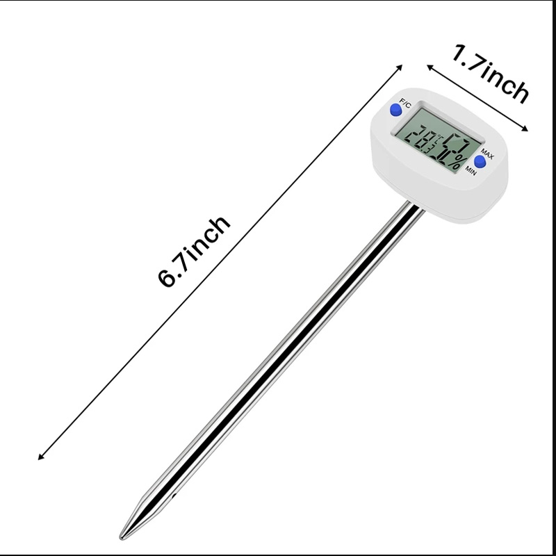 Termômetro Digital de Solo LCD - Digital Hygrometer Probe avaliação e preço