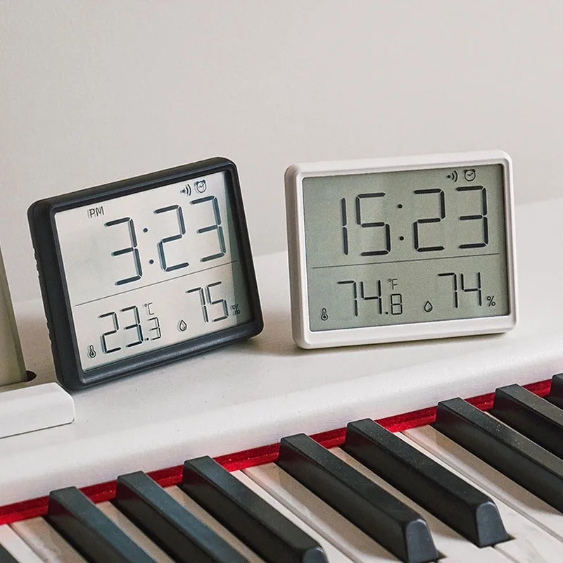 Relógio Digital de Parede com  - Digital Hygrometer Probe avaliação e preço