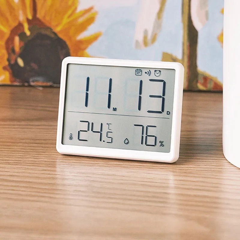 Relógio Digital de Parede com  - Digital Hygrometer Probe avaliação e preço