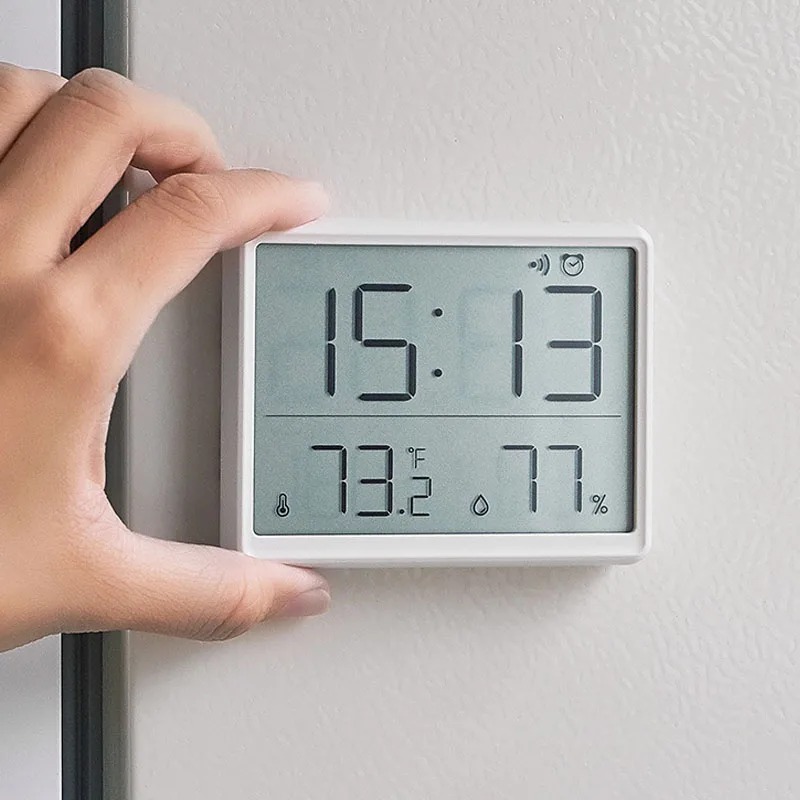 Relógio Digital de Parede com  - Digital Hygrometer Probe avaliação e preço