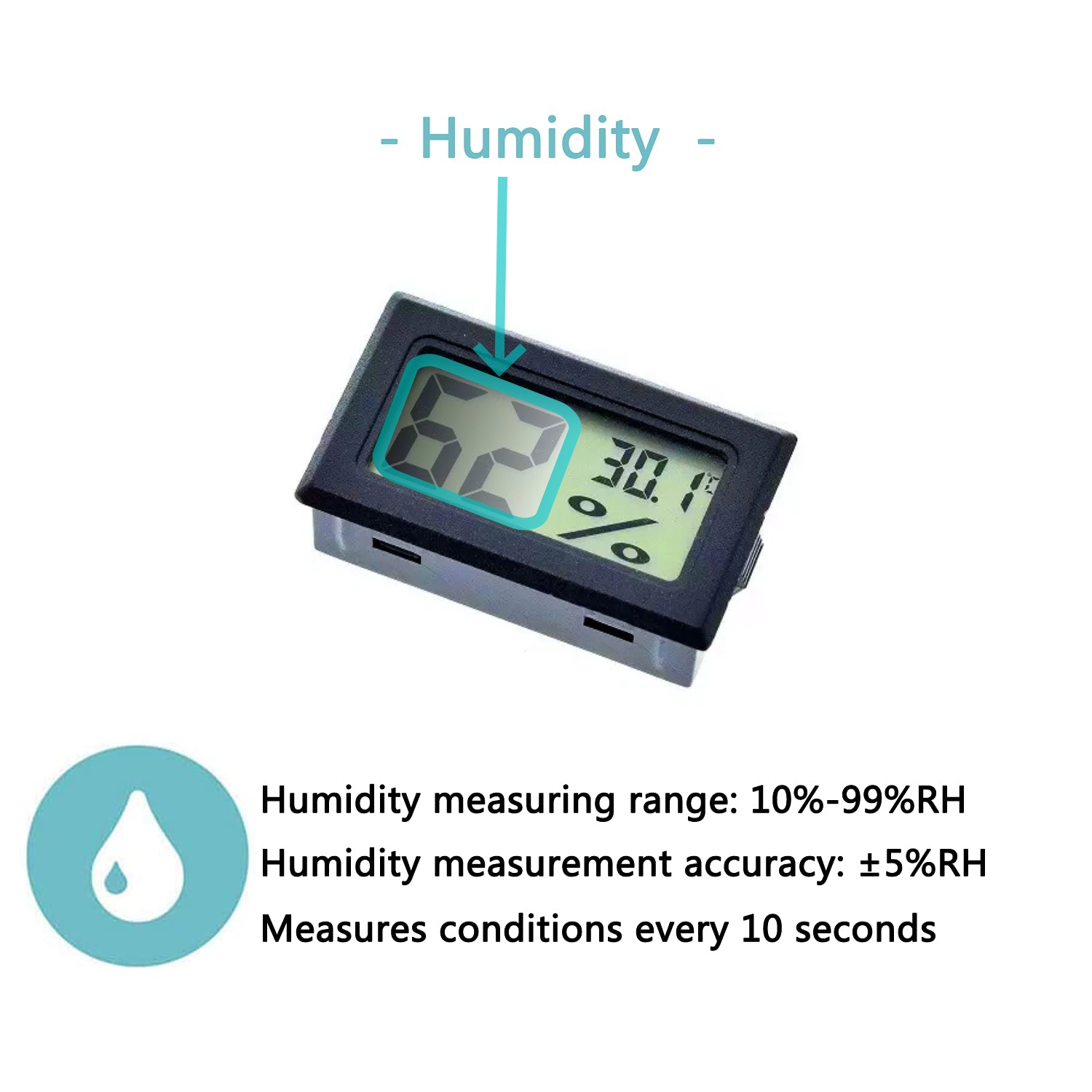 Mini Higrômetro Digital e Term - Digital Hygrometer Probe avaliação e preço
