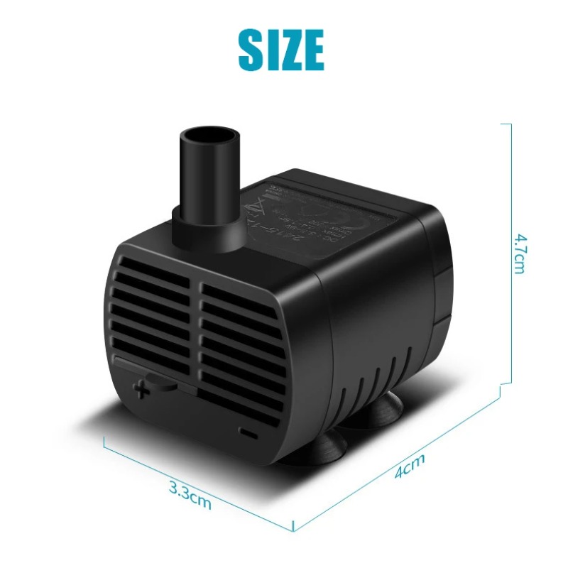 Silent USB Water Pump for Aqua - Terrarium Fogger Ultrasonic avaliação e preço